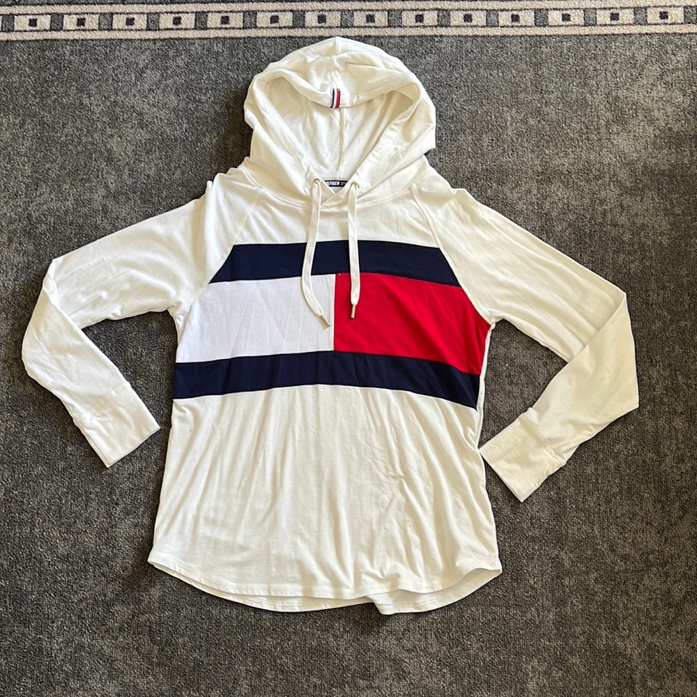 Tommy Hilfiger Women's Premium Performance Hooded Long Sleeve Tee